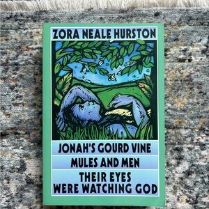 Zora Neale Hurston books bundle Jonah's Gourd Vine, Mules and Men, Their Eyes